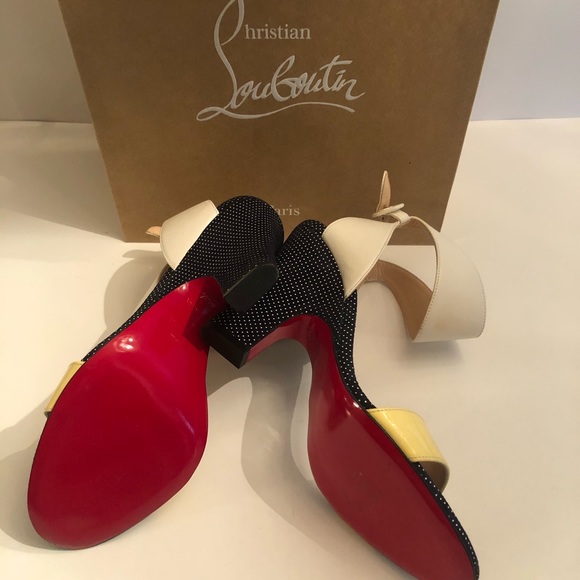 Christian Louboutin Wedge heeled sandals - Picture 5 of 7